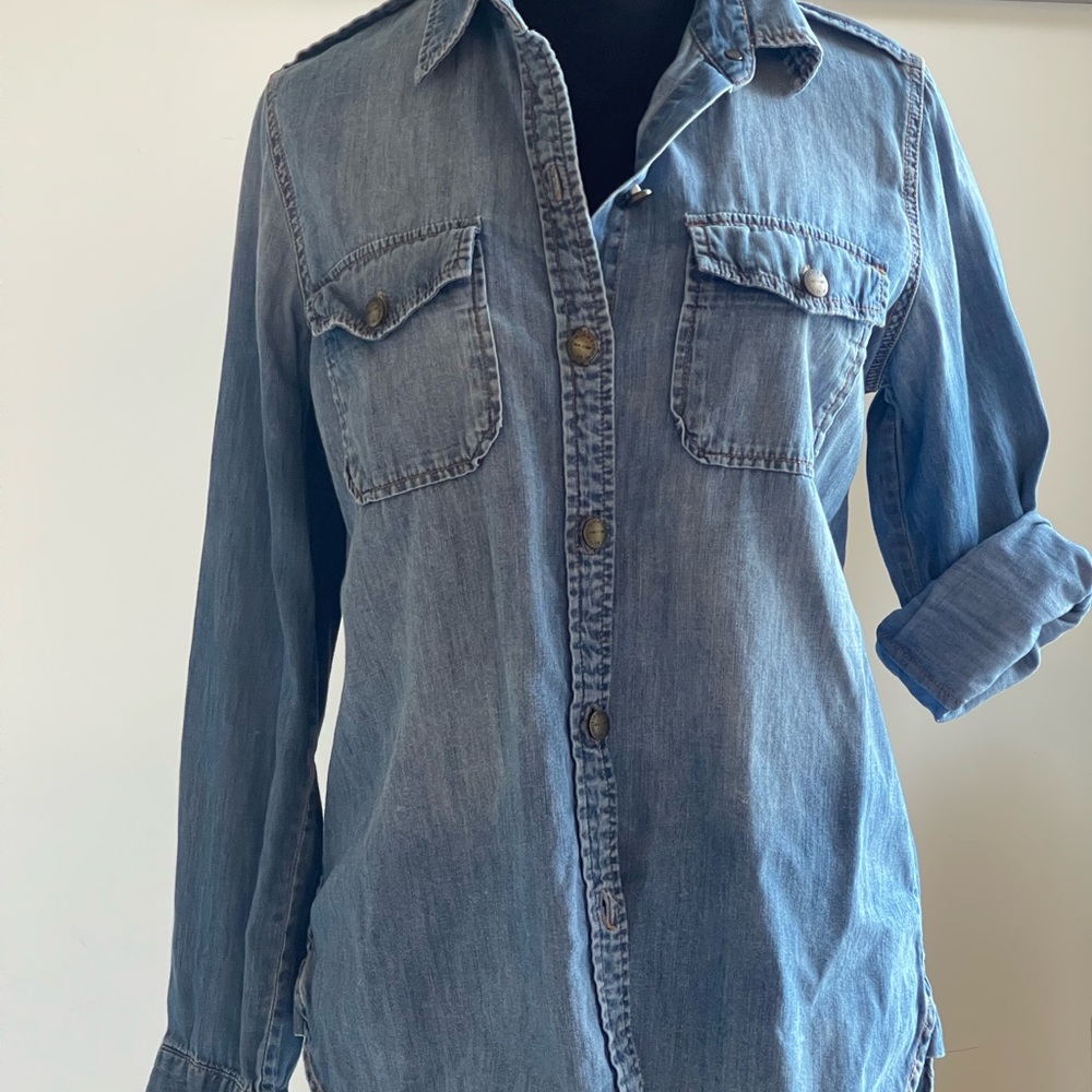 Current Elliott Jeans Button Shirt | 2 (small)
